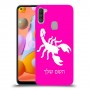עקרב כיסוי מגן קשיח בעיצוב אישי עם השם שלך ל Samsung Galaxy A11 יחידה אחת סקרין מובייל