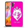 זאב כיסוי מגן קשיח בעיצוב אישי עם השם שלך ל Samsung Galaxy A11 יחידה אחת סקרין מובייל