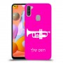 חצוצרה כיסוי מגן קשיח בעיצוב אישי עם השם שלך ל Samsung Galaxy A11 יחידה אחת סקרין מובייל