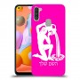 דלי כיסוי מגן קשיח בעיצוב אישי עם השם שלך ל Samsung Galaxy A11 יחידה אחת סקרין מובייל