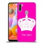 כתר מלכותי כיסוי מגן קשיח בעיצוב אישי עם השם שלך ל Samsung Galaxy A11 יחידה אחת סקרין מובייל