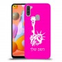 פסל החירות כיסוי מגן קשיח בעיצוב אישי עם השם שלך ל Samsung Galaxy A11 יחידה אחת סקרין מובייל