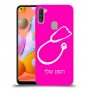 רופא סטטוסקופ כיסוי מגן קשיח בעיצוב אישי עם השם שלך ל Samsung Galaxy A11 יחידה אחת סקרין מובייל
