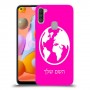 עולם כיסוי מגן קשיח בעיצוב אישי עם השם שלך ל Samsung Galaxy A11 יחידה אחת סקרין מובייל