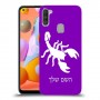 עקרב כיסוי מגן קשיח בעיצוב אישי עם השם שלך ל Samsung Galaxy A11 יחידה אחת סקרין מובייל