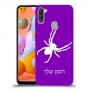 עכביש כיסוי מגן קשיח בעיצוב אישי עם השם שלך ל Samsung Galaxy A11 יחידה אחת סקרין מובייל