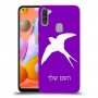 ציפור לבלוע כיסוי מגן קשיח בעיצוב אישי עם השם שלך ל Samsung Galaxy A11 יחידה אחת סקרין מובייל