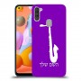 סקספון כיסוי מגן קשיח בעיצוב אישי עם השם שלך ל Samsung Galaxy A11 יחידה אחת סקרין מובייל