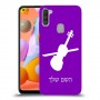 כינור כיסוי מגן קשיח בעיצוב אישי עם השם שלך ל Samsung Galaxy A11 יחידה אחת סקרין מובייל