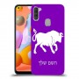 שור כיסוי מגן קשיח בעיצוב אישי עם השם שלך ל Samsung Galaxy A11 יחידה אחת סקרין מובייל