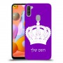 כתר מלכותי כיסוי מגן קשיח בעיצוב אישי עם השם שלך ל Samsung Galaxy A11 יחידה אחת סקרין מובייל