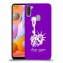 פסל החירות כיסוי מגן קשיח בעיצוב אישי עם השם שלך ל Samsung Galaxy A11 יחידה אחת סקרין מובייל