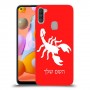 עקרב כיסוי מגן קשיח בעיצוב אישי עם השם שלך ל Samsung Galaxy A11 יחידה אחת סקרין מובייל