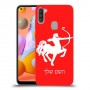 קשת כיסוי מגן קשיח בעיצוב אישי עם השם שלך ל Samsung Galaxy A11 יחידה אחת סקרין מובייל
