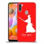 סמוראי כיסוי מגן קשיח בעיצוב אישי עם השם שלך ל Samsung Galaxy A11 יחידה אחת סקרין מובייל