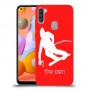 סקִי כיסוי מגן קשיח בעיצוב אישי עם השם שלך ל Samsung Galaxy A11 יחידה אחת סקרין מובייל