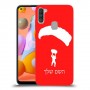 צניחה חופשית כיסוי מגן קשיח בעיצוב אישי עם השם שלך ל Samsung Galaxy A11 יחידה אחת סקרין מובייל