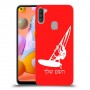 גלישת מפרש כיסוי מגן קשיח בעיצוב אישי עם השם שלך ל Samsung Galaxy A11 יחידה אחת סקרין מובייל