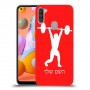 הרמת משקולות כיסוי מגן קשיח בעיצוב אישי עם השם שלך ל Samsung Galaxy A11 יחידה אחת סקרין מובייל