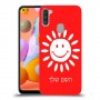 שמש כיסוי מגן קשיח בעיצוב אישי עם השם שלך ל Samsung Galaxy A11 יחידה אחת סקרין מובייל