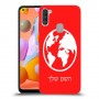 עולם כיסוי מגן קשיח בעיצוב אישי עם השם שלך ל Samsung Galaxy A11 יחידה אחת סקרין מובייל
