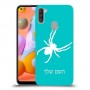 עכביש כיסוי מגן קשיח בעיצוב אישי עם השם שלך ל Samsung Galaxy A11 יחידה אחת סקרין מובייל