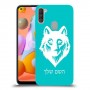 זאב כיסוי מגן קשיח בעיצוב אישי עם השם שלך ל Samsung Galaxy A11 יחידה אחת סקרין מובייל