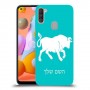 שור כיסוי מגן קשיח בעיצוב אישי עם השם שלך ל Samsung Galaxy A11 יחידה אחת סקרין מובייל