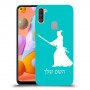 סמוראי כיסוי מגן קשיח בעיצוב אישי עם השם שלך ל Samsung Galaxy A11 יחידה אחת סקרין מובייל