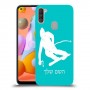 סקִי כיסוי מגן קשיח בעיצוב אישי עם השם שלך ל Samsung Galaxy A11 יחידה אחת סקרין מובייל
