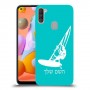 גלישת מפרש כיסוי מגן קשיח בעיצוב אישי עם השם שלך ל Samsung Galaxy A11 יחידה אחת סקרין מובייל
