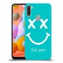 סמיילי כיסוי מגן קשיח בעיצוב אישי עם השם שלך ל Samsung Galaxy A11 יחידה אחת סקרין מובייל