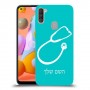 רופא סטטוסקופ כיסוי מגן קשיח בעיצוב אישי עם השם שלך ל Samsung Galaxy A11 יחידה אחת סקרין מובייל
