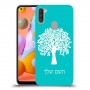 עץ כיסוי מגן קשיח בעיצוב אישי עם השם שלך ל Samsung Galaxy A11 יחידה אחת סקרין מובייל