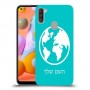עולם כיסוי מגן קשיח בעיצוב אישי עם השם שלך ל Samsung Galaxy A11 יחידה אחת סקרין מובייל