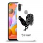 תרנגול כיסוי מגן קשיח בעיצוב אישי עם השם שלך ל Samsung Galaxy A11 יחידה אחת סקרין מובייל