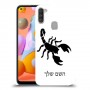 עקרב כיסוי מגן קשיח בעיצוב אישי עם השם שלך ל Samsung Galaxy A11 יחידה אחת סקרין מובייל