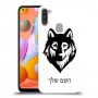 זאב כיסוי מגן קשיח בעיצוב אישי עם השם שלך ל Samsung Galaxy A11 יחידה אחת סקרין מובייל