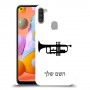חצוצרה כיסוי מגן קשיח בעיצוב אישי עם השם שלך ל Samsung Galaxy A11 יחידה אחת סקרין מובייל