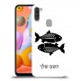 דגים כיסוי מגן קשיח בעיצוב אישי עם השם שלך ל Samsung Galaxy A11 יחידה אחת סקרין מובייל