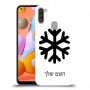 שלג כיסוי מגן קשיח בעיצוב אישי עם השם שלך ל Samsung Galaxy A11 יחידה אחת סקרין מובייל