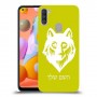 זאב כיסוי מגן קשיח בעיצוב אישי עם השם שלך ל Samsung Galaxy A11 יחידה אחת סקרין מובייל