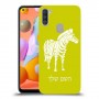 זברה כיסוי מגן קשיח בעיצוב אישי עם השם שלך ל Samsung Galaxy A11 יחידה אחת סקרין מובייל