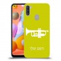 חצוצרה כיסוי מגן קשיח בעיצוב אישי עם השם שלך ל Samsung Galaxy A11 יחידה אחת סקרין מובייל