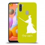 סמוראי כיסוי מגן קשיח בעיצוב אישי עם השם שלך ל Samsung Galaxy A11 יחידה אחת סקרין מובייל