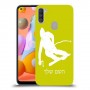 סקִי כיסוי מגן קשיח בעיצוב אישי עם השם שלך ל Samsung Galaxy A11 יחידה אחת סקרין מובייל