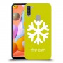 שלג כיסוי מגן קשיח בעיצוב אישי עם השם שלך ל Samsung Galaxy A11 יחידה אחת סקרין מובייל