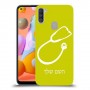 רופא סטטוסקופ כיסוי מגן קשיח בעיצוב אישי עם השם שלך ל Samsung Galaxy A11 יחידה אחת סקרין מובייל