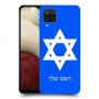 מגן דוד - ישראל כיסוי מגן קשיח בעיצוב אישי עם השם שלך ל Samsung Galaxy A12 יחידה אחת סקרין מובייל