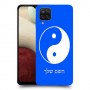 סמל יינג יאנג - סין כיסוי מגן קשיח בעיצוב אישי עם השם שלך ל Samsung Galaxy A12 יחידה אחת סקרין מובייל